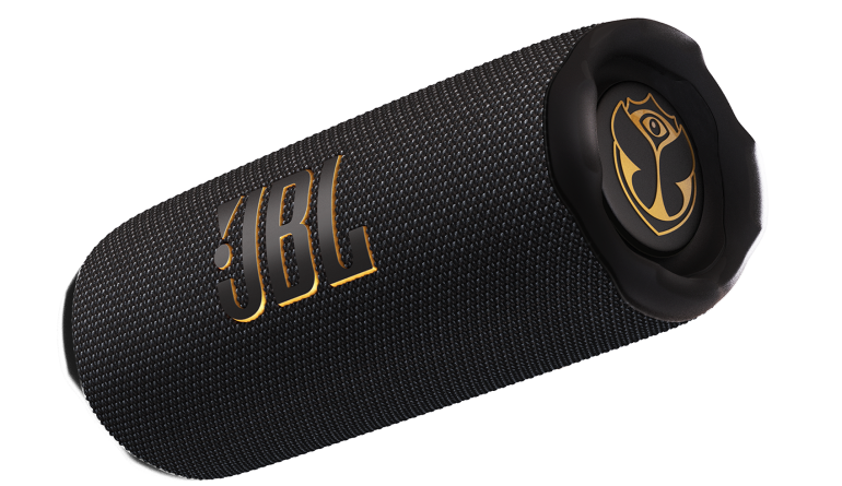 Marke: JBL Festival-Sound für unterwegs: JBL und Tomorrowland präsentieren die Sonderedition JBL Flip 7, Bild 1 Service Festival-Sound für unterwegs: JBL und Tomorrowland präsentieren die Sonderedition JBL Flip 7 - News, Bild 1