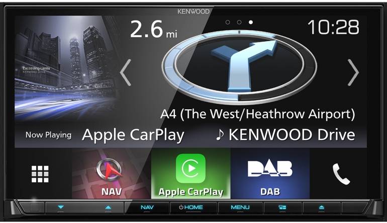 Car-Media Apple CarPlay und Android Auto: Neuer Navitainer von Kenwood mit 17,7-cm-Touchscreen - News, Bild 1