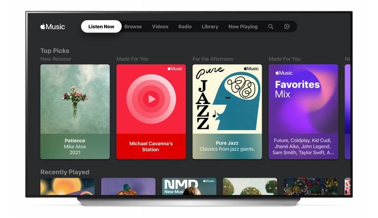 TV Apple Music hält auf Smart-TVs von LG Einzug - News, Bild 1