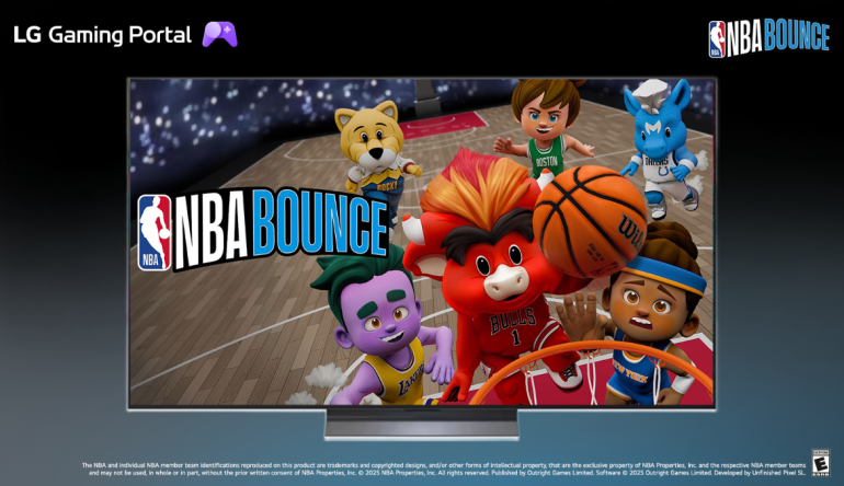 TV LG bringt Arcade-Basketball „NBA Bounce“ auf seine Smart-TVs - News, Bild 1
