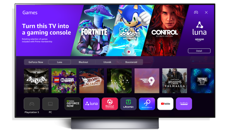 Marke: LG LG und Amazon bringen Cloud-Gaming-Service Luna auf Smart-TVs, Bild 1 TV LG und Amazon bringen Cloud-Gaming-Service Luna auf Smart-TVs - News, Bild 1