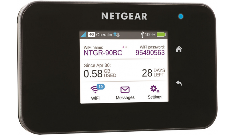 mobile Devices Mobiler WLAN-Hotspot ohne SIM-Lock von Netgear für bis zu 15 Geräte - News, Bild 1