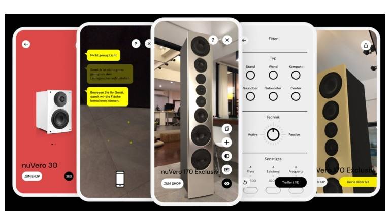 HiFi Nubert Lautsprecher virtuell nach Hause holen  - News, Bild 1
