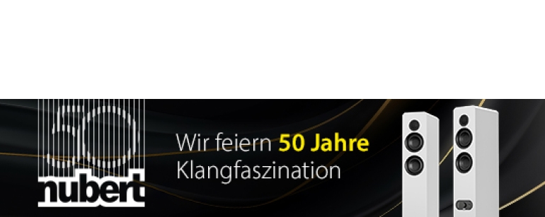 Service Nubert feiert Jubiläum und bedankt sich mit besonderen Preisvorteilen bei allen Klangbegeisterten - News, Bild 1