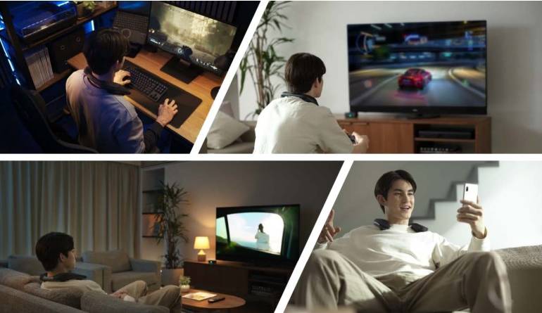 Marke: Panasonic Neuer Gaming-Nackenlautsprecher von Panasonic - HDMI 2.1 und Bluetooth 5.3, Bild 1 HiFi Neuer Gaming-Nackenlautsprecher von Panasonic - HDMI 2.1 und Bluetooth 5.3 - News, Bild 1
