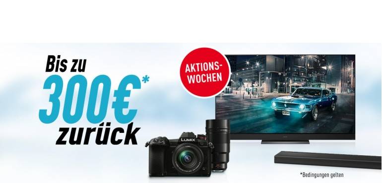 Panasonic Panasonic startet mit Cashback-Aktion ins Weihnachtsgeschäft, Bild 1 TV Panasonic startet mit Cashback-Aktion ins Weihnachtsgeschäft - News, Bild 1