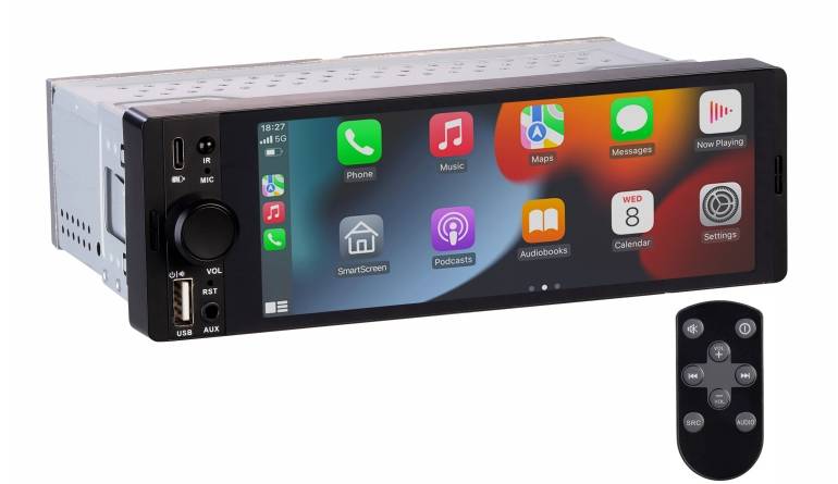 Marke: Pearl 1-DIN-Autoradio mit wireless Apple Carplay und Android Auto - 6,6-Zoll-Touchdisplay, Bild 1 Car-Media 1-DIN-Autoradio mit wireless Apple Carplay und Android Auto - 6,6-Zoll-Touchdisplay - News, Bild 1