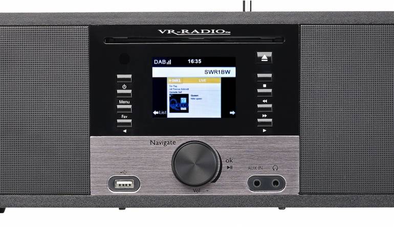 Pearl CD-Player, Digital- und UKW-Radio: Internetradio von Pearl mit Farbdisplay, Bild 1 HiFi CD-Player, Digital- und UKW-Radio: Internetradio von Pearl mit Farbdisplay - News, Bild 1