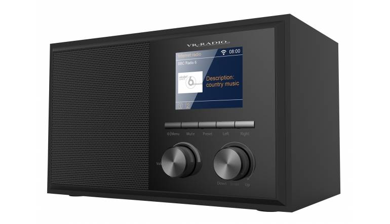 HiFi IRS-250: WLAN-Internetradio von Pearl mit Farbdisplay und Wettervorhersage - News, Bild 1