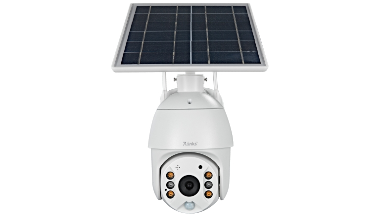 Marke: Pearl Autark dank Solarpanel: WLAN-Überwachungskamera von Pearl mit Schwenk- und Neigefunktion, Bild 1 Smart Home Autark dank Solarpanel: WLAN-Überwachungskamera von Pearl mit Schwenk- und Neigefunktion - News, Bild 1