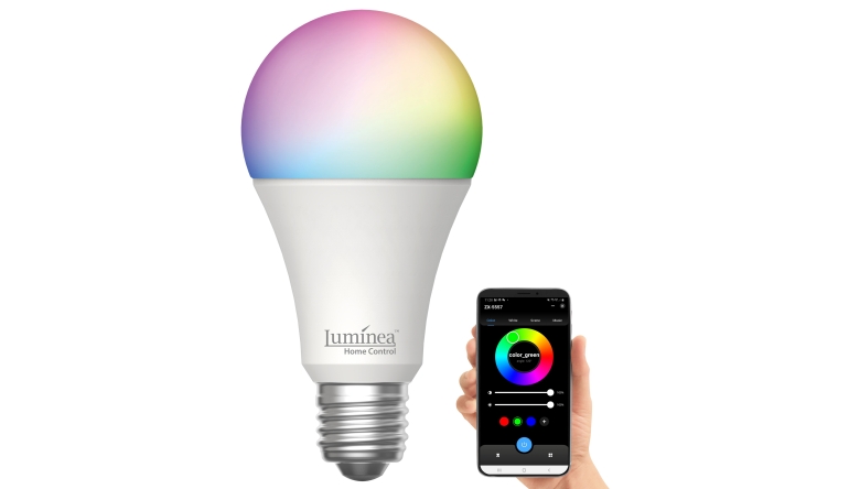 Marke: Pearl Smarte LED-Lampe mit WLAN, App-Steuerung und Matter-Zertifizierung, Bild 1 Smart Home Smarte LED-Lampe mit WLAN, App-Steuerung und Matter-Zertifizierung - News, Bild 1