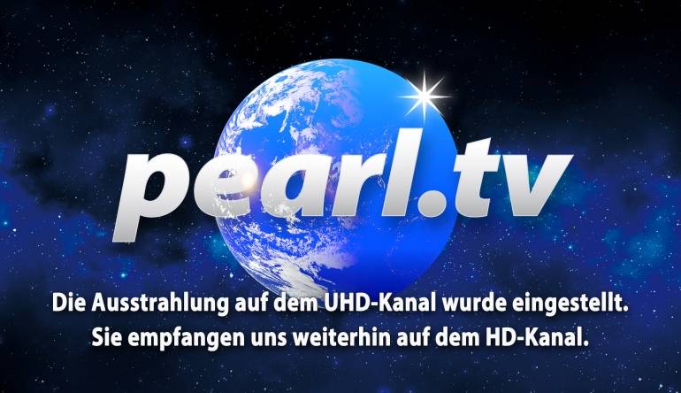 Pearl Pearl.TV beendet Ausstrahlung in UHD per Satellit - Teure Technik, hohe Bandbreite, Bild 1 TV Pearl.TV beendet Ausstrahlung in UHD per Satellit - Teure Technik, hohe Bandbreite - News, Bild 1