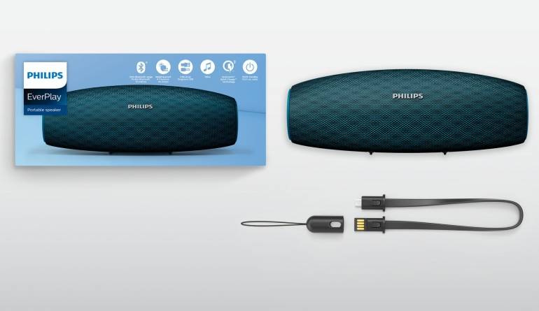 Philips Bluetooth-Lautsprecher Philips EverPlay - Neues Trio ist staub- und wasserfest, Bild 1 HiFi Bluetooth-Lautsprecher Philips EverPlay - Neues Trio ist staub- und wasserfest - News, Bild 1