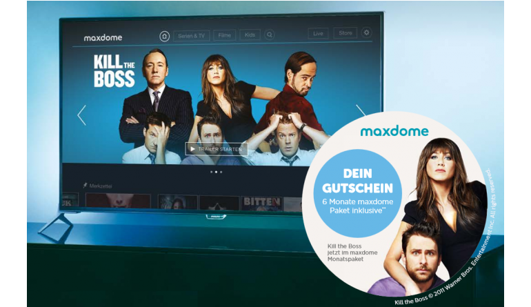 Philips Philips spendiert Maxdome 6 Monate gratis - Bei TV-Kauf der 7000er Serie, Bild 1 TV Philips spendiert Maxdome 6 Monate gratis - Bei TV-Kauf der 7000er Serie - News, Bild 1