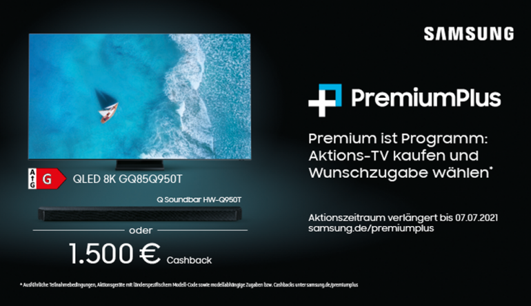 Samsung Samsungs Cashback-Aktion endet morgen - Auch neue Neo QLEDs dabei, Bild 1 HiFi Samsungs Cashback-Aktion endet morgen - Auch neue Neo QLEDs dabei - News, Bild 1