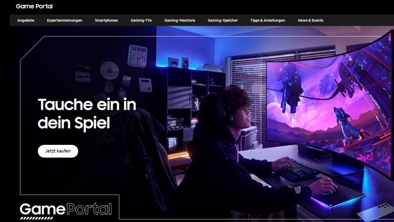 Marke: Samsung Samsung startet mit Game Portal neues Angebot für Spieler, Bild 1 Service Samsung startet mit Game Portal neues Angebot für Spieler - News, Bild 1