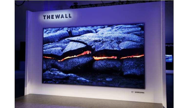 Samsung CES 2018: „The Wall“ - Erster modularer Flat-TV von Samsung - 8K-Fernseher mit künstlicher Intelligenz, Bild 1 TV CES 2018: „The Wall“ - Erster modularer Flat-TV von Samsung - 8K-Fernseher mit künstlicher Intelligenz - News, Bild 1