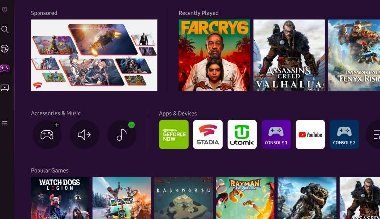 Samsung Premiere: Spezieller Gaming Hub für Smart-TVs von Samsung, Bild 1 TV Premiere: Spezieller Gaming Hub für Smart-TVs von Samsung - News, Bild 1