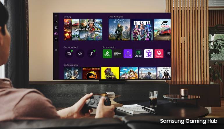 TV Samsung Gaming Hub integriert Antstream Arcade und Blacknut - Knapp 3.000 Spiele - News, Bild 1
