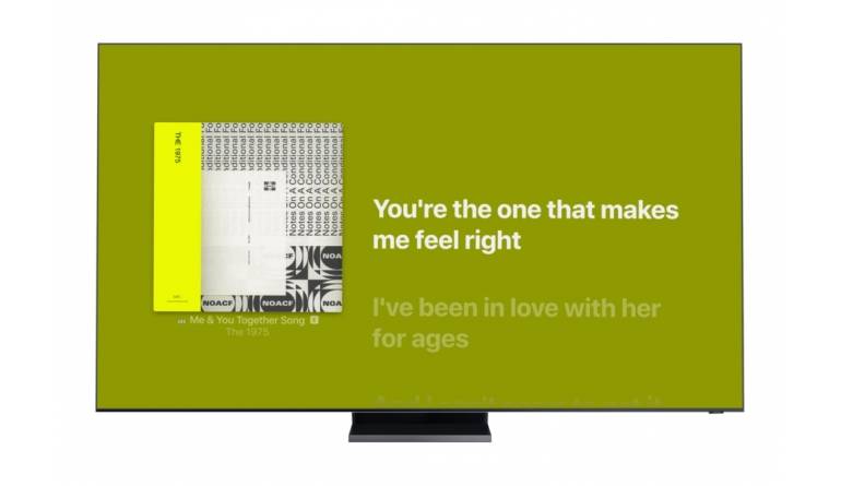 Samsung Samsung launcht Apple Music Lyrics für Smart TVs , Bild 1 TV Samsung launcht Apple Music Lyrics für Smart TVs - News, Bild 1