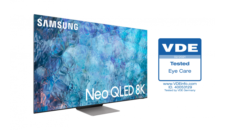 TV Samsung Neo QLED: VDE-Zertifizierung für „Eye Care“ - News, Bild 1