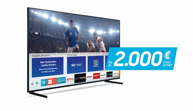 TV Samsung startet nächste Cashback-Aktion: Bis zu 2.000 Euro Preisvorteil für Flat-TV - News, Bild 1