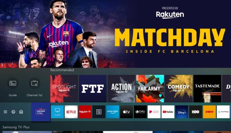 Samsung Samsung TV Plus erweitert Sport-, Film- und Nachrichtenangebot - Rakuten TV gratis, Bild 1 TV Samsung TV Plus erweitert Sport-, Film- und Nachrichtenangebot - Rakuten TV gratis - News, Bild 1