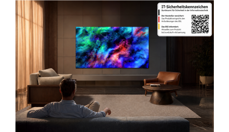 TV Smart-TVs von Samsung erhalten IT-Sicherheitskennzeichen des BSI - News, Bild 1