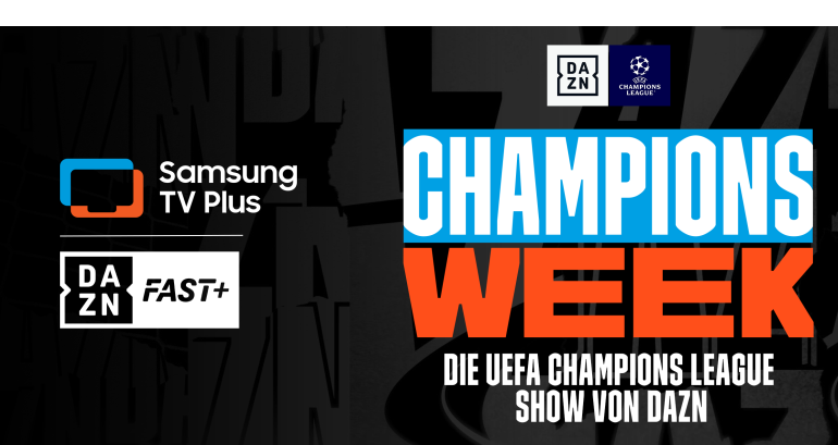 TV UEFA Champions League Show von DAZN ab sofort exklusiv auf Samsung TV Plus - News, Bild 1