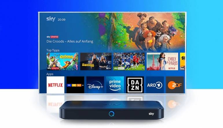 Heimkino Sky Q integriert MagentaSport-App - DAZN-TV-Kanäle über Kabelnetz von Vodafone - News, Bild 1