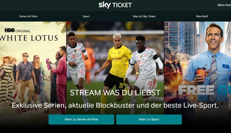Sky Sky Ticket App kommt auf den MagentaTV Stick, Bild 1 TV Sky Ticket App kommt auf den MagentaTV Stick - News, Bild 1