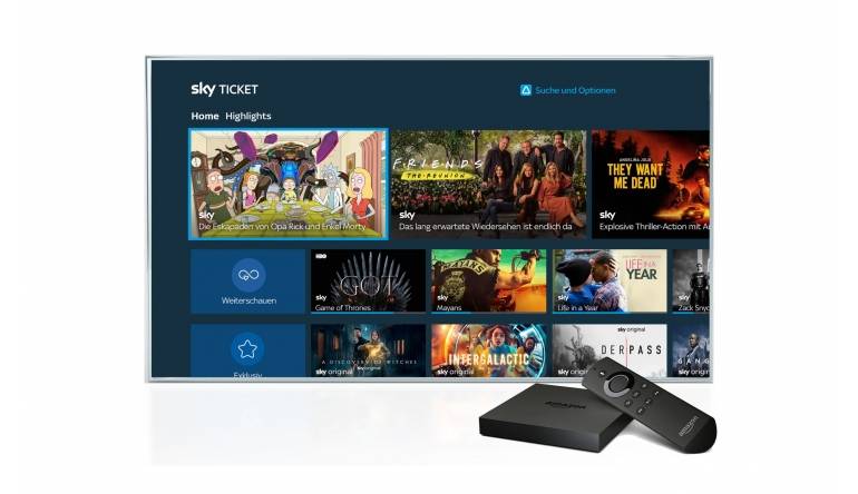 Sky Sky Ticket in Deutschland jetzt auf weiteren Fire TV-Geräten verfügbar, Bild 1 TV Sky Ticket in Deutschland jetzt auf weiteren Fire TV-Geräten verfügbar - News, Bild 1