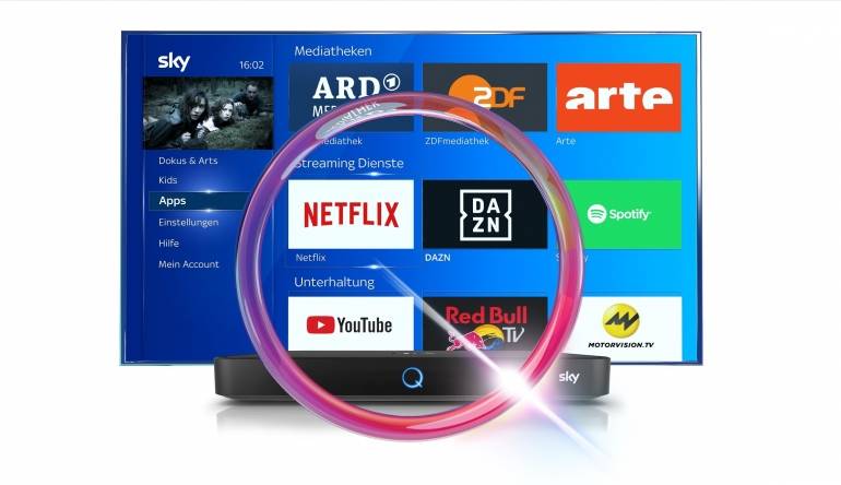 Sky Software-Update: Sky Q bekommt YouTube-App - Neuer Energiesparmodus, Bild 1 TV Software-Update: Sky Q bekommt YouTube-App - Neuer Energiesparmodus - News, Bild 1