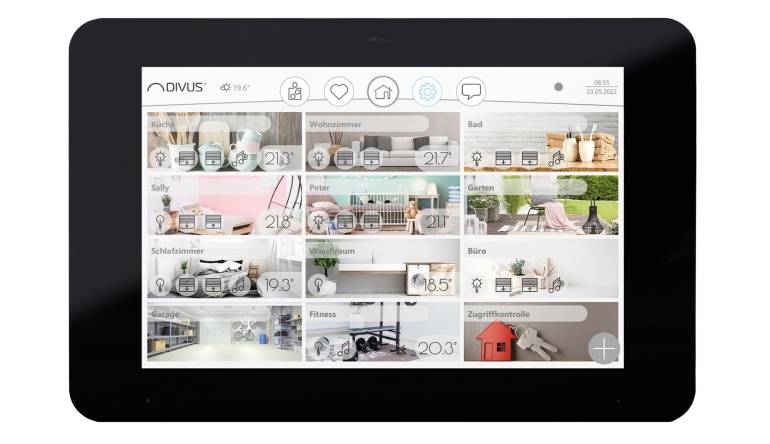 Marke: Divus-Panel ermöglicht zu Hause Steuerung aller KNX-basierten Lösungen , Bild 1 Smart Home Divus-Panel ermöglicht zu Hause Steuerung aller KNX-basierten Lösungen - News, Bild 1