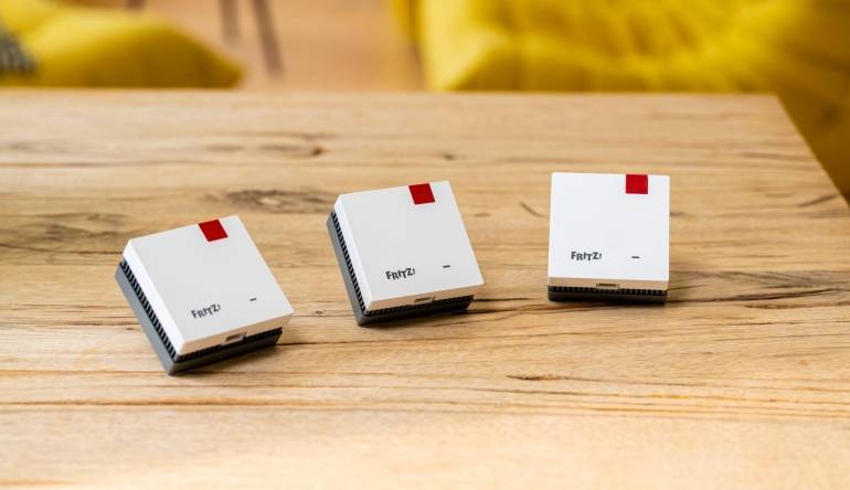 Marke: Neue WLAN-Repeater von Fritz! - WLAN-Geschwindigkeiten von bis zu 3.000 MBit/s, Bild 1 Smart Home Neue WLAN-Repeater von Fritz! - WLAN-Geschwindigkeiten von bis zu 3.000 MBit/s - News, Bild 1