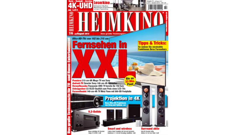 Sony Der erste 8K-Fernseher von Sony kommt: Premiere in der neuen „HEIMKINO“, Bild 1 TV Der erste 8K-Fernseher von Sony kommt: Premiere in der neuen „HEIMKINO“ - News, Bild 1