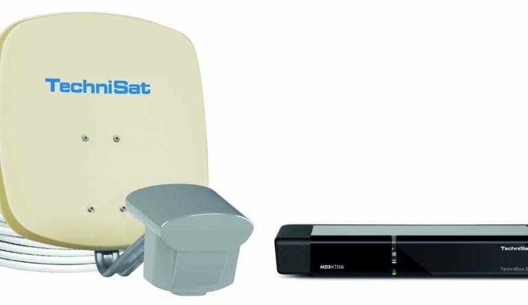 Technisat Vier Sat-Positionen, eine Antenne: Technisat bringt Multytenne in neuer Bauform, Bild 1 TV Vier Sat-Positionen, eine Antenne: Technisat bringt Multytenne in neuer Bauform - News, Bild 1