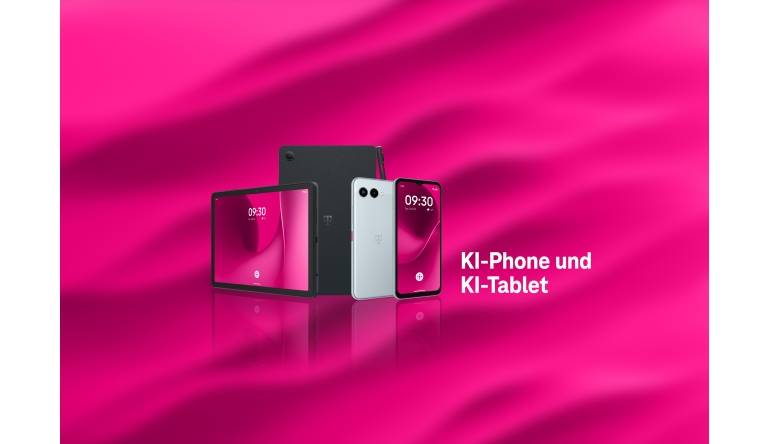 Marke: Telekom KI-Phone und KI-Tablet: Telekom mit zwei neuen Mobilgeräten, Bild 1 Produktvorstellung KI-Phone und KI-Tablet: Telekom mit zwei neuen Mobilgeräten - News, Bild 1