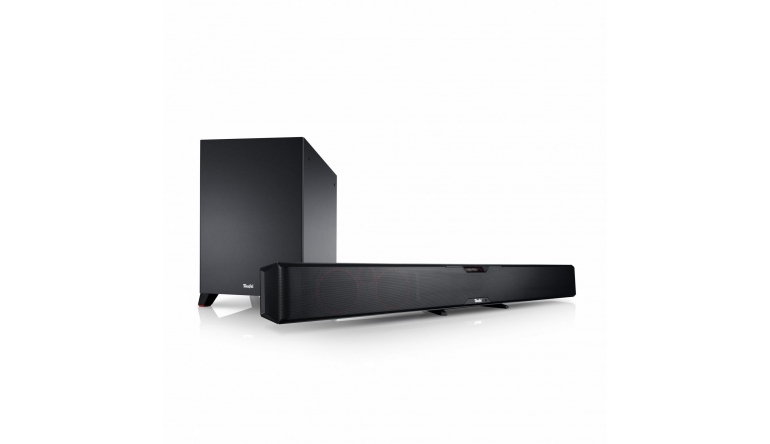 Teufel Sechs Mittel- und zwei Hochtöner: Neue Soundbar von Teufel - Kabelloser Subwoofer, Bild 1 HiFi Sechs Mittel- und zwei Hochtöner: Neue Soundbar von Teufel - Kabelloser Subwoofer - News, Bild 1