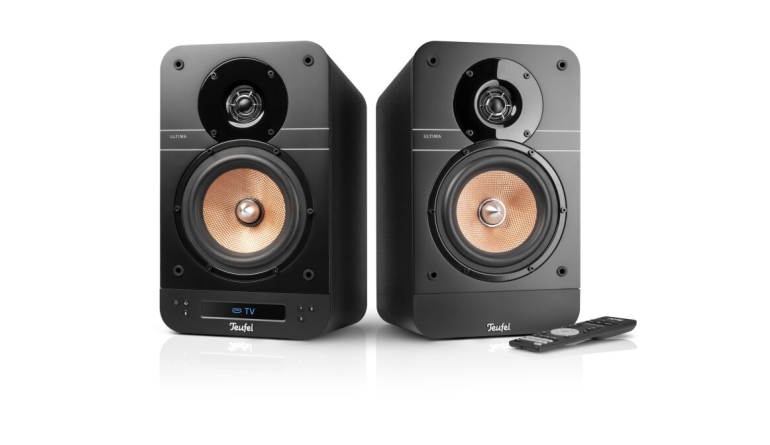 Marke: Teufel Ultima 25 Aktiv: Neue Regallautsprecher von Teufel mit Bluetooth und DAB+, Bild 1 HiFi Ultima 25 Aktiv: Neue Regallautsprecher von Teufel mit Bluetooth und DAB+ - News, Bild 1