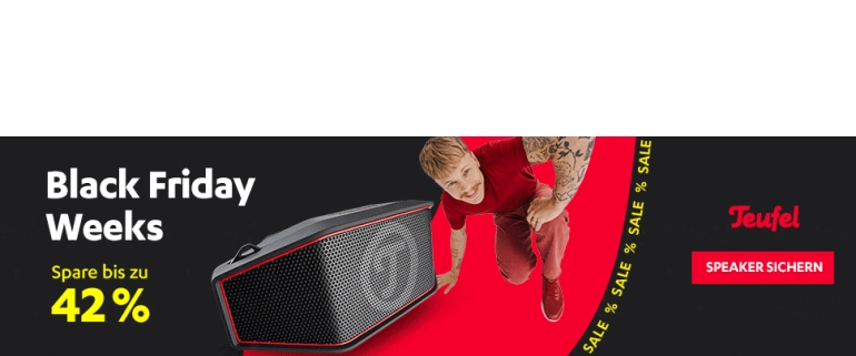 Marke: Teufel Black Friday Rabatte bei Teufel, Bild 1 Service Black Friday Rabatte bei Teufel - News, Bild 1