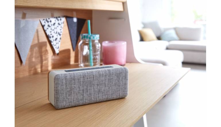 Thomson Bluetooth-Lautsprecher-Duo von Thomson - Trageriemen, Stoff und Holz, Bild 1 HiFi Bluetooth-Lautsprecher-Duo von Thomson - Trageriemen, Stoff und Holz - News, Bild 1