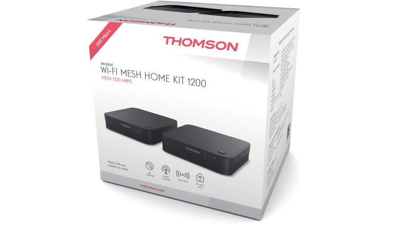 Produktvorstellung Überall zu Hause schnelles Internet: Mesh Home Kit 1200 von Thomson - News, Bild 1