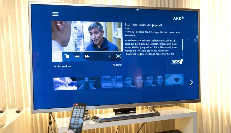 TV ARD überarbeitet HbbTV-Angebot - Startleiste mit neuer Optik - News, Bild 1