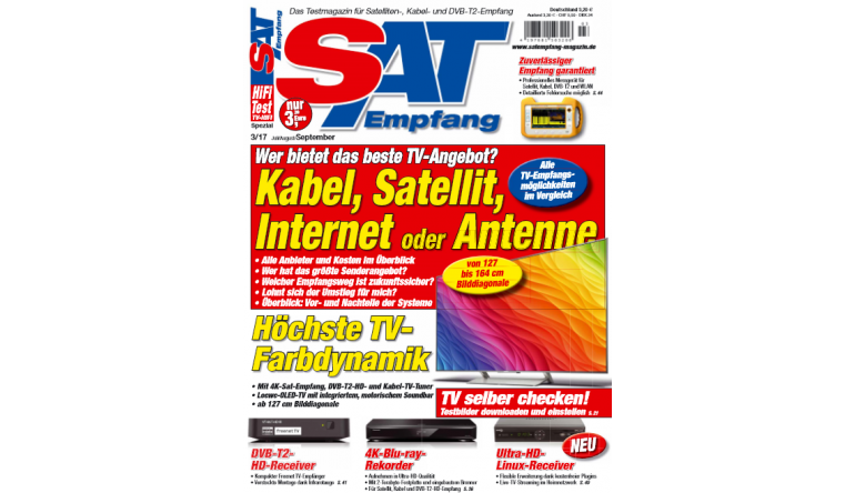 TV Das beste TV-Angebot im Check der „SAT-Empfang“: Kabel, Satellit, IPTV oder Antenne? - News, Bild 1