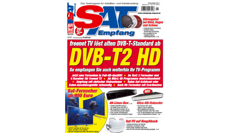 TV DVB-T2 HD und freenet TV: Alle Details zum neuen Fernsehen in der „SAT-Empfang“, Bild 1 TV DVB-T2 HD und freenet TV: Alle Details zum neuen Fernsehen in der „SAT-Empfang“ - News, Bild 1