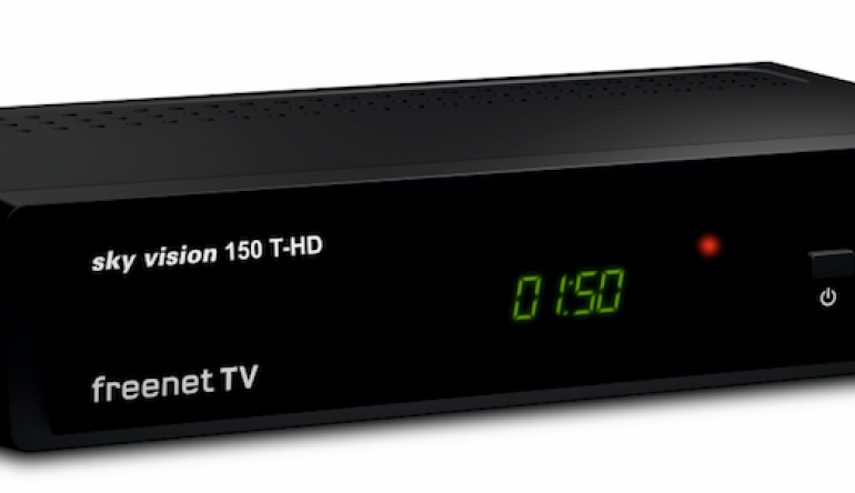 TV Sky Vision 150 T-HD: DVB-T2-Receiver mit Entschlüsselungssystem für freenet TV, Bild 1 TV Sky Vision 150 T-HD: DVB-T2-Receiver mit Entschlüsselungssystem für freenet TV - News, Bild 1