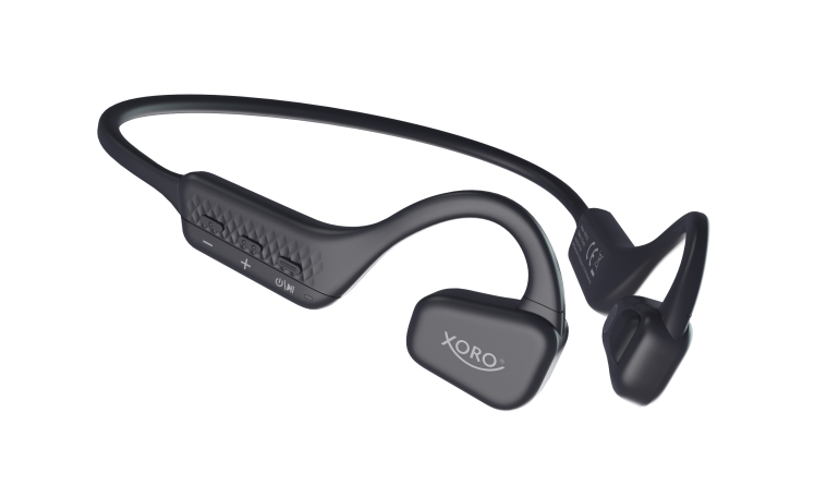 HiFi Open-Ear-Kopfhörer von Xoro wird neben den Ohrmuscheln platziert - News, Bild 1