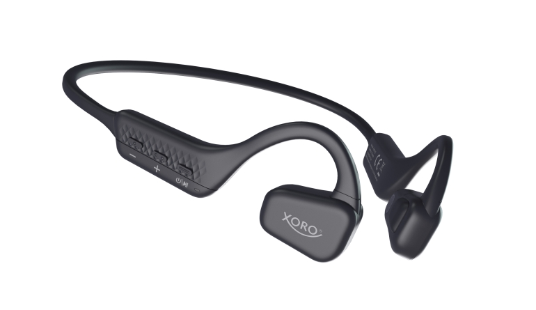 Marke: Xoro Open-Ear-Kopfhörer von Xoro wird neben den Ohrmuscheln platziert, Bild 1 HiFi Open-Ear-Kopfhörer von Xoro wird neben den Ohrmuscheln platziert - News, Bild 1