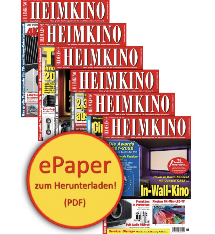 ePaper Jahres-Archive, z.B. Heimkino